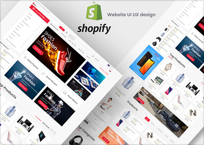 Shopify website design app design ecommerce landing page shopify design shopify store shopify website ui ui deisgn ux website website design