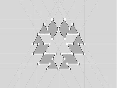 Elementri — mark [grid] ai brand branding design digital geometric graphic design icon logo marks minimal monochrome monogram nature negative space peak sports tech visual identity web3
