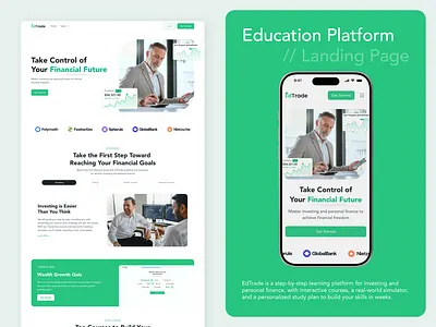 Education App | Learning App | Website | Mobile App app branding design education figma graphic design illustration learning logo ui ux vector