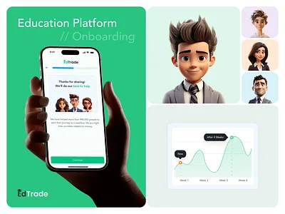Education App | Learning App | Website | Mobile App app branding design education figma graphic design illustration learning logo mobile ui ux vector website