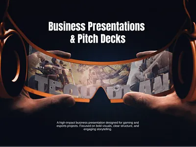 Game Presentation for Business Collaboration 3d branding business collaboration game design game industry gaming gen z marketing pitch deck presentation presentation design slides storytelling strategy visual design
