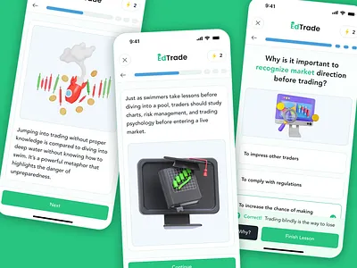 Education App | Learning App | Website | Mobile App app branding design education figma graphic design illustration learning logo mobile ui ux vector website