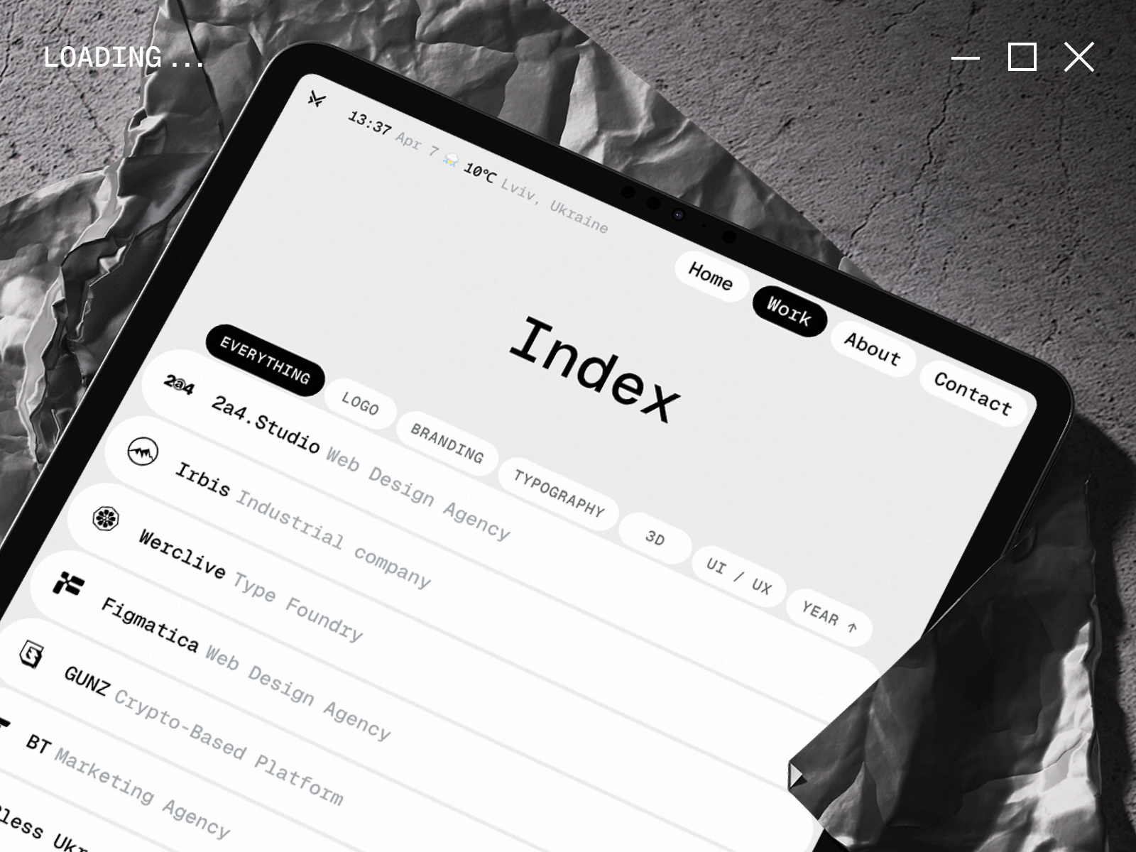 Loading... Index page brand brand identity branding clear index letter logo logotype mase maserekt modern monogram personal portfolio symbol ui web
