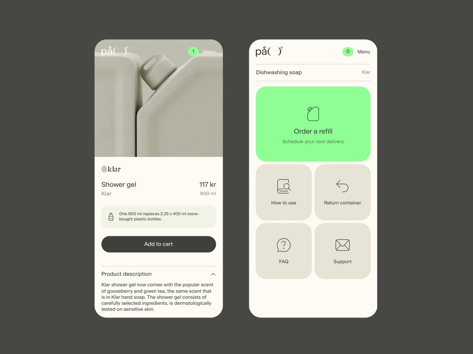 Beauty Store App UI