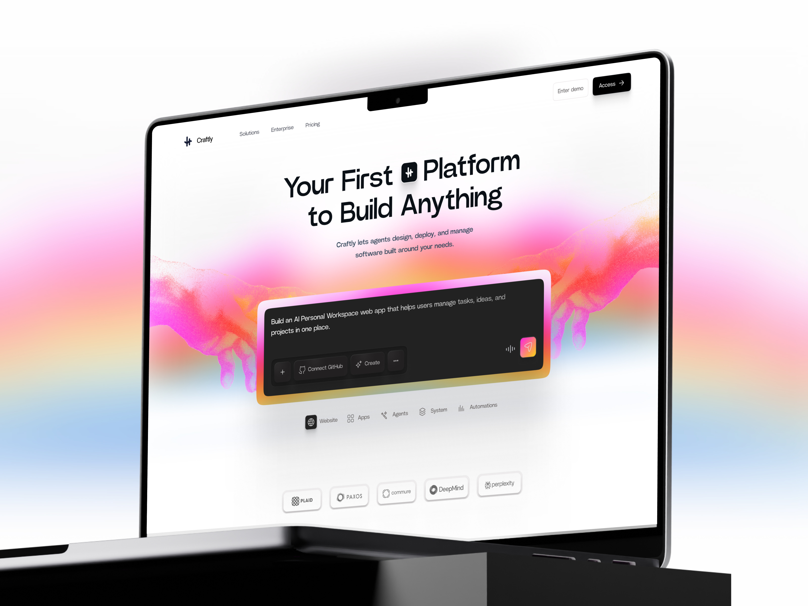 Craftly - AI Website Builder Design | SaaS UX UI