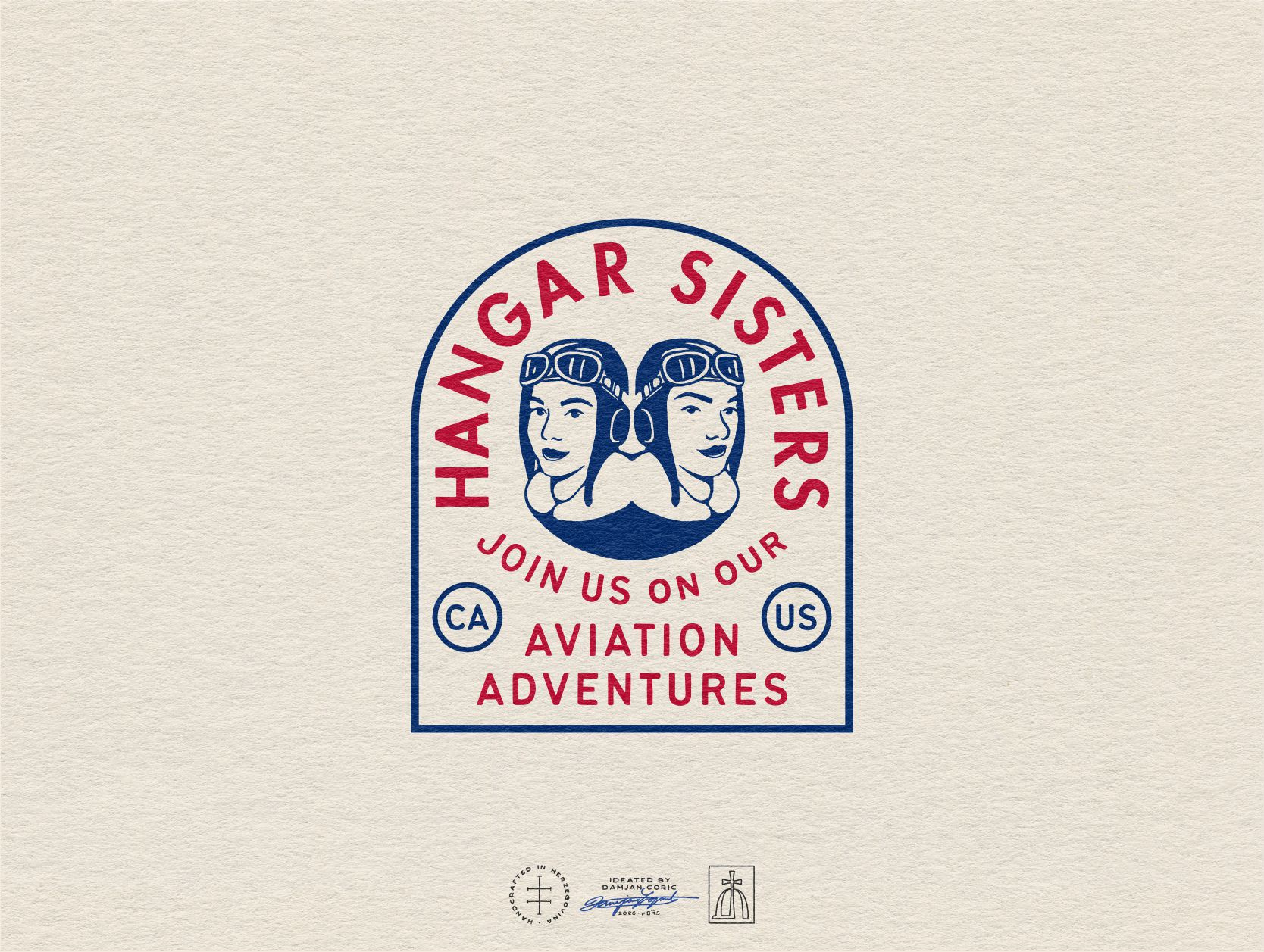 Hangar Sisters Logo System
