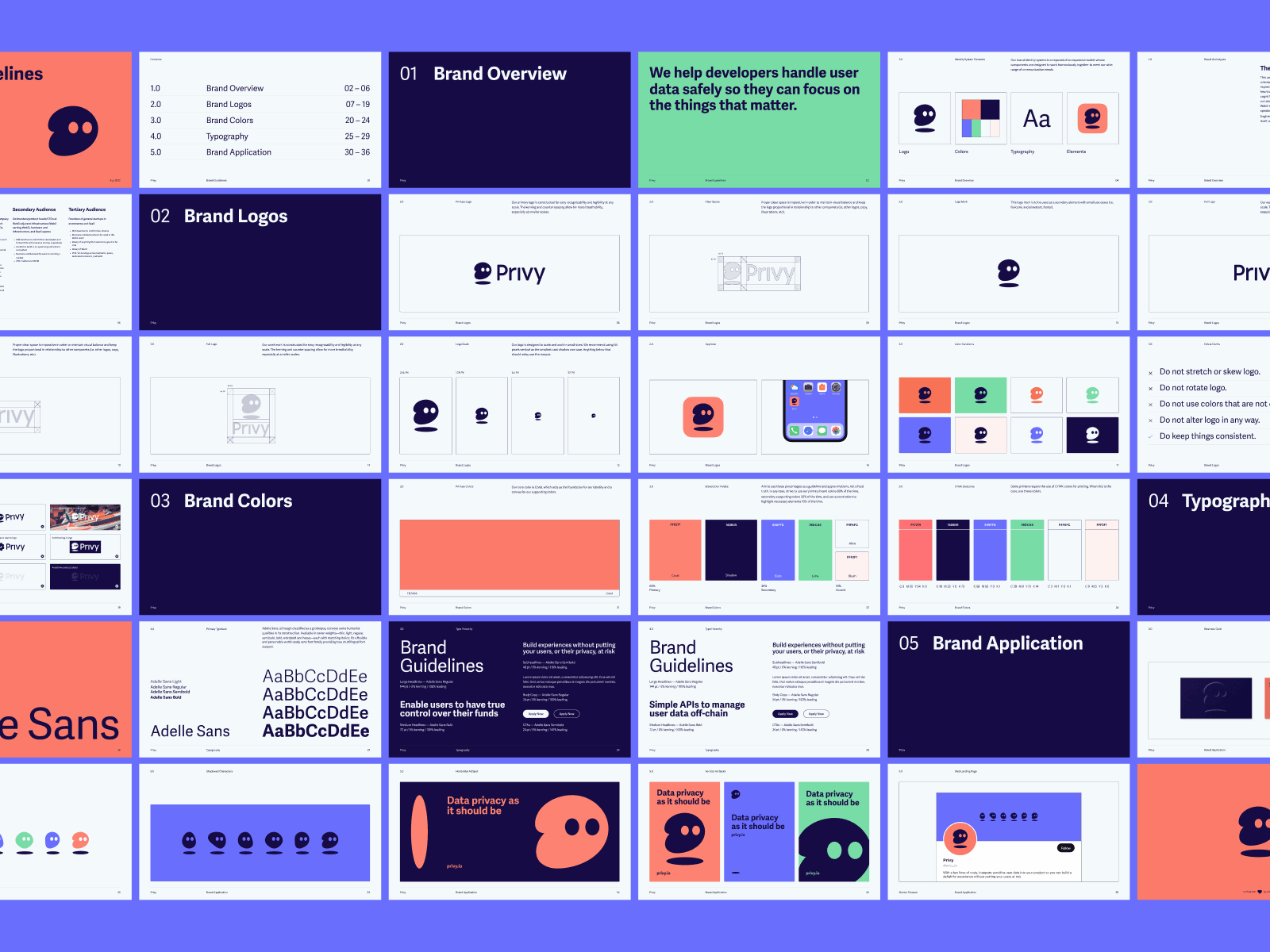 Privy Brand agency animation app brand brandbook branding character data friendly ghost guildeline icons illustrations logo mascot privy security team unfold