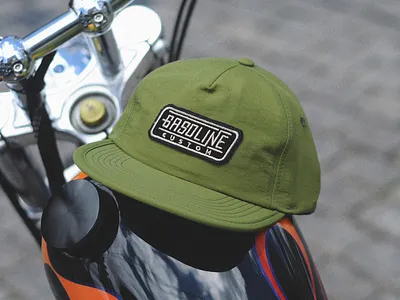Patch for Gasoline Speed Shop apparel badge branding design graphic design hat illustration lettering logo patch t shirt