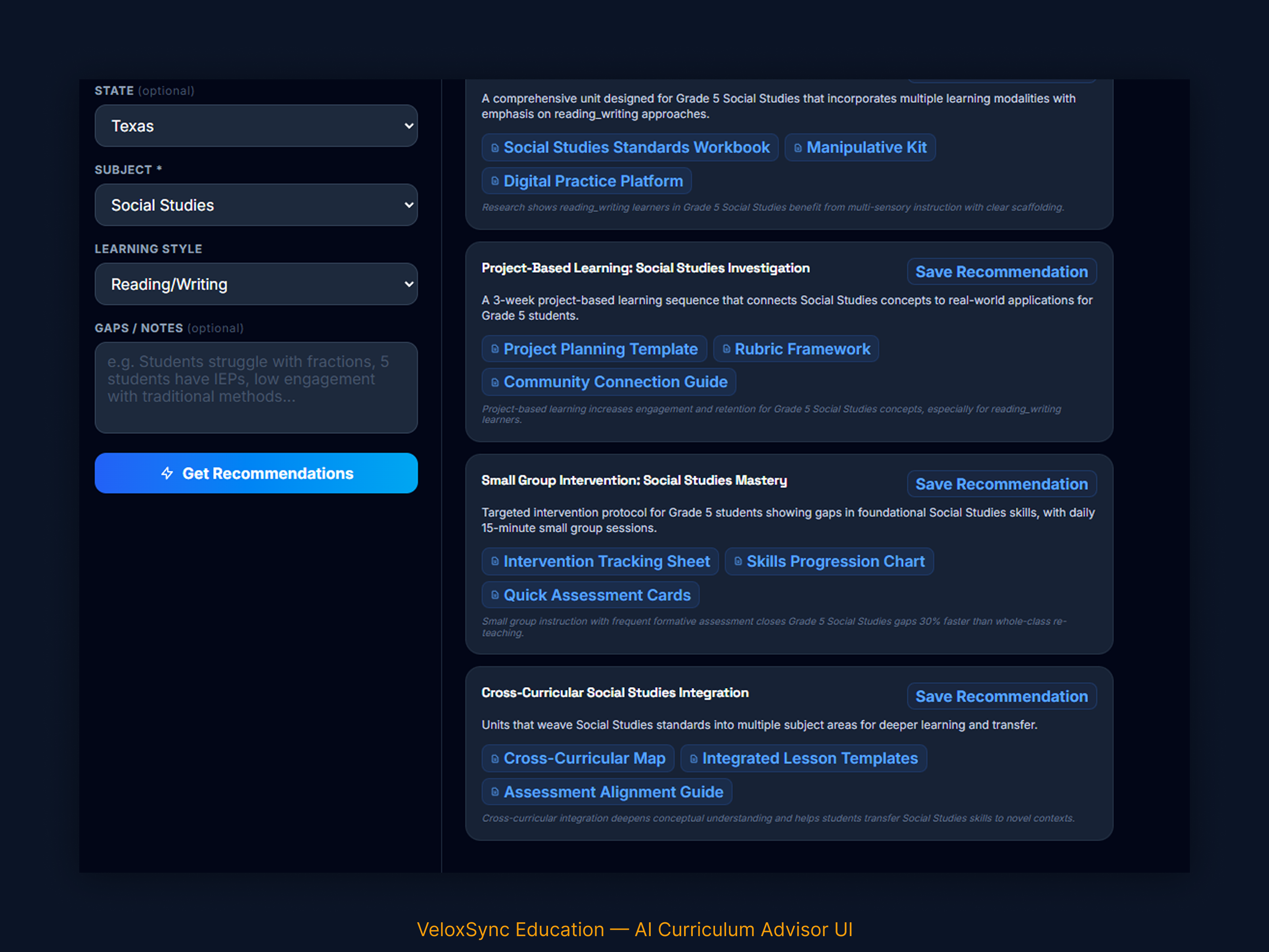 Example of Full Stack Web App Build