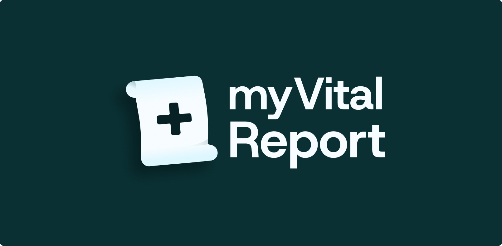 myVitalReport - Logo Design