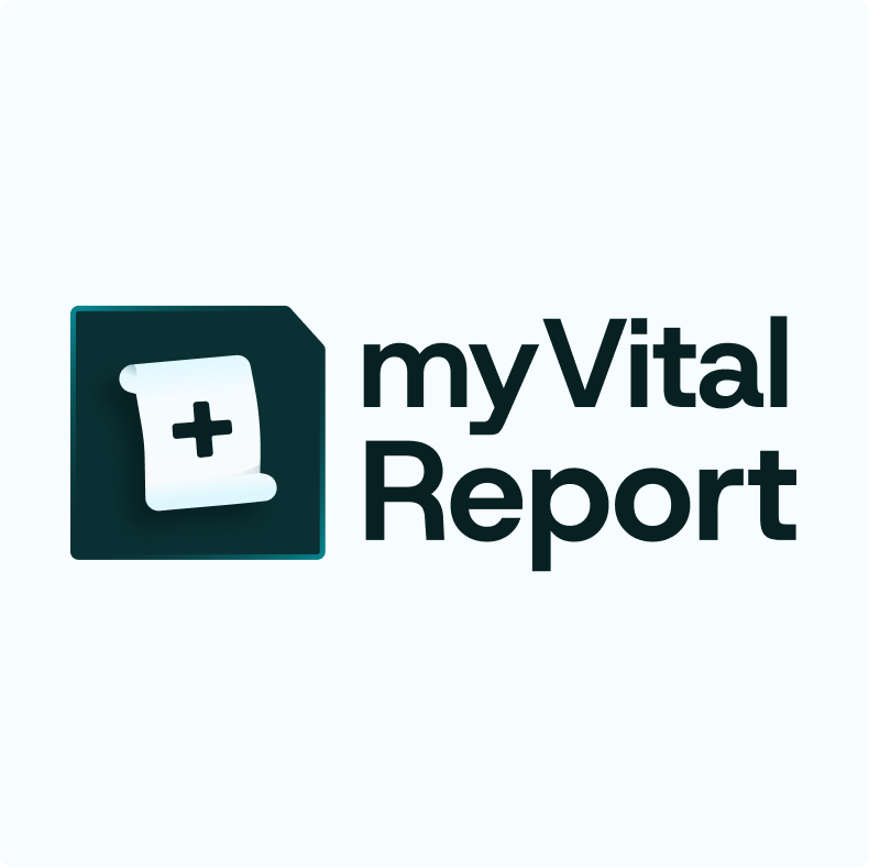 myVitalReport - Logo Design