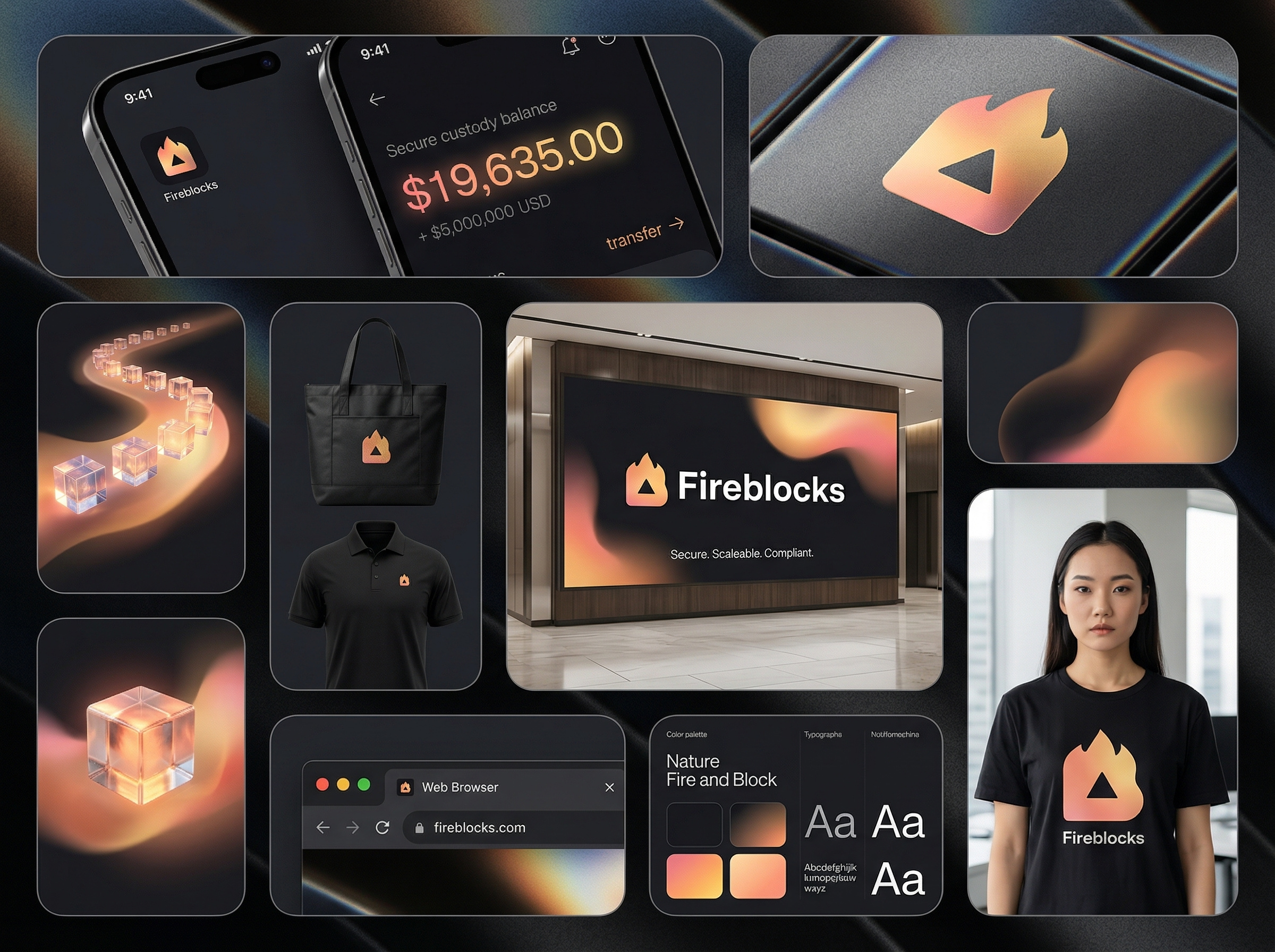 Fireblocks — Redefining Digital Asset Infrastructure b2b saas branding blockchain governance brand identity crypto compliance custody solutions digital asset infrastructure digital banking identity financial tech design fintech security fireblocks redesign institutional crypto institutional finance modern fintech design premium tech logo saas identity secure asset transfer security platform tokenization branding visual identity system web3 branding