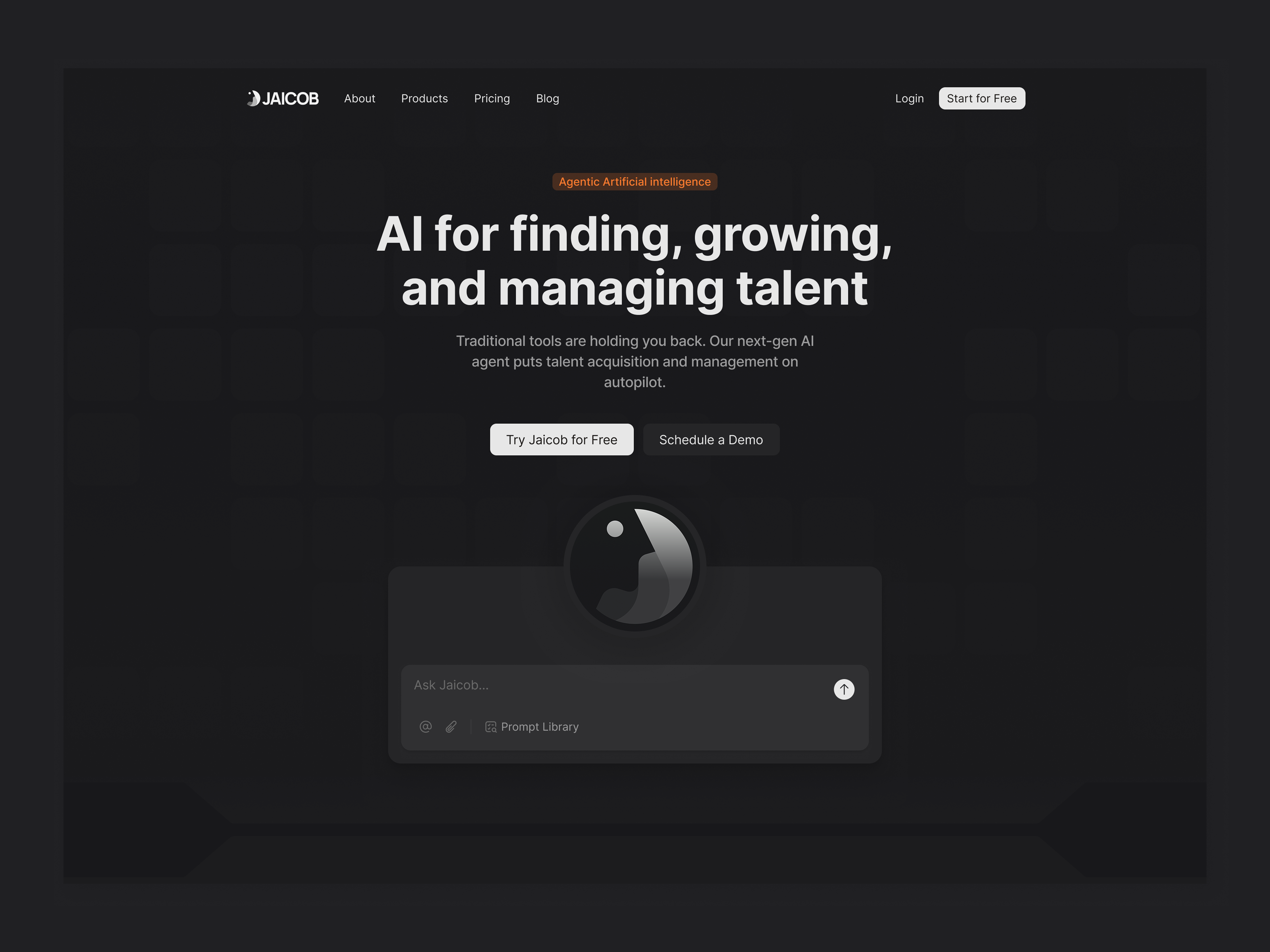Jaicob — AI Hiring System ai animation clean ui dark mode dashboard design graphic design hiring hiring platform illustration minimalist ui morva labs motion graphics product design recruitment saas saas design ui ui design web design