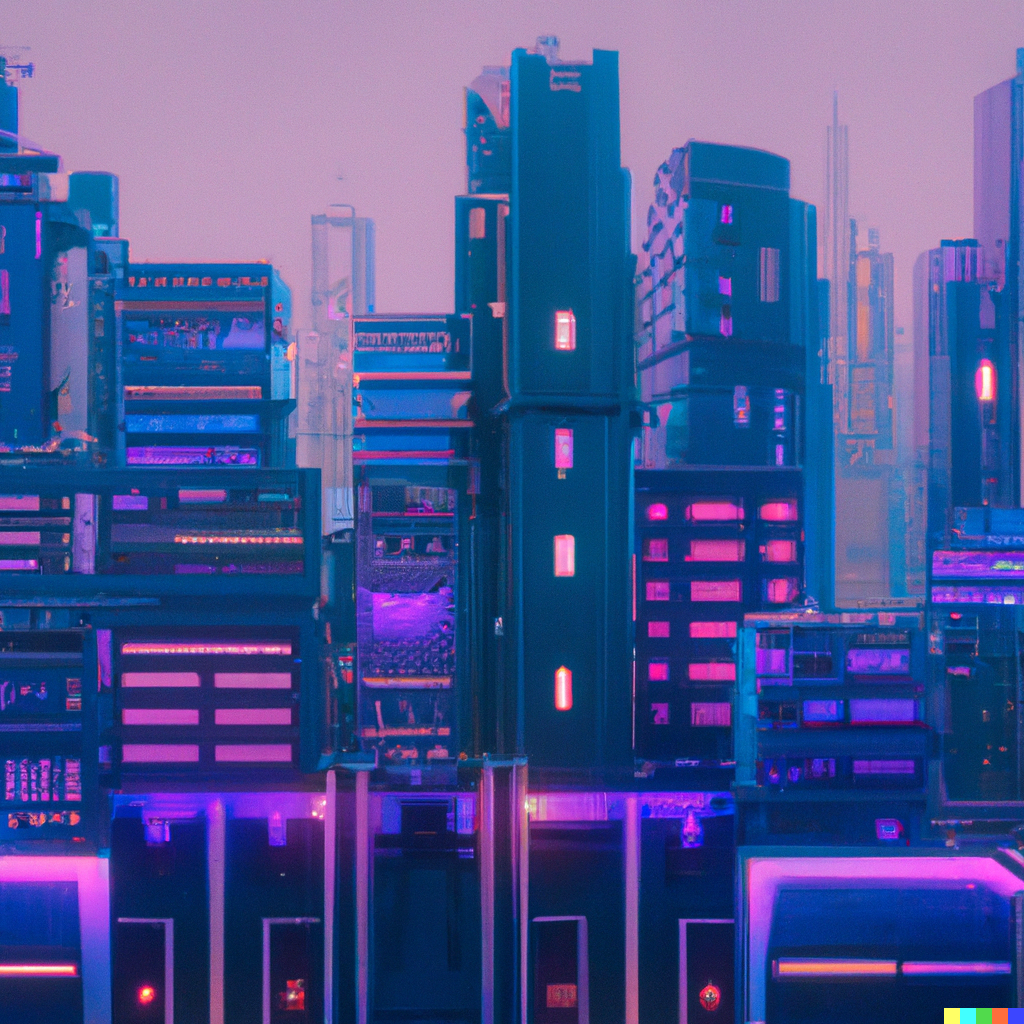 Neon Dream City by Rocket Lu on Dribbble