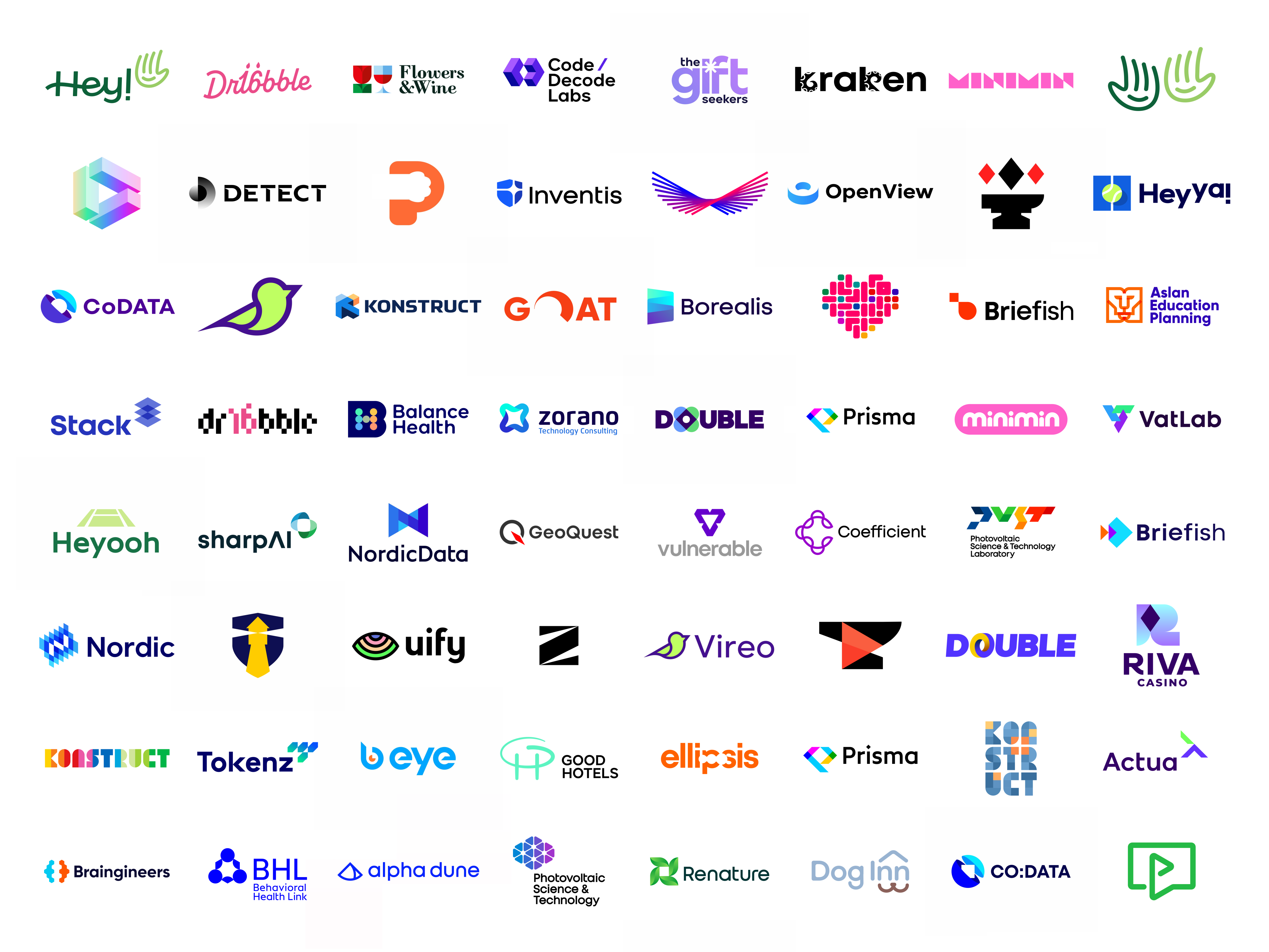 Logo design projects, 2025 - 2026 portfolio