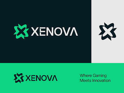 Xenova — Modern Gaming & Esports Logo Design
