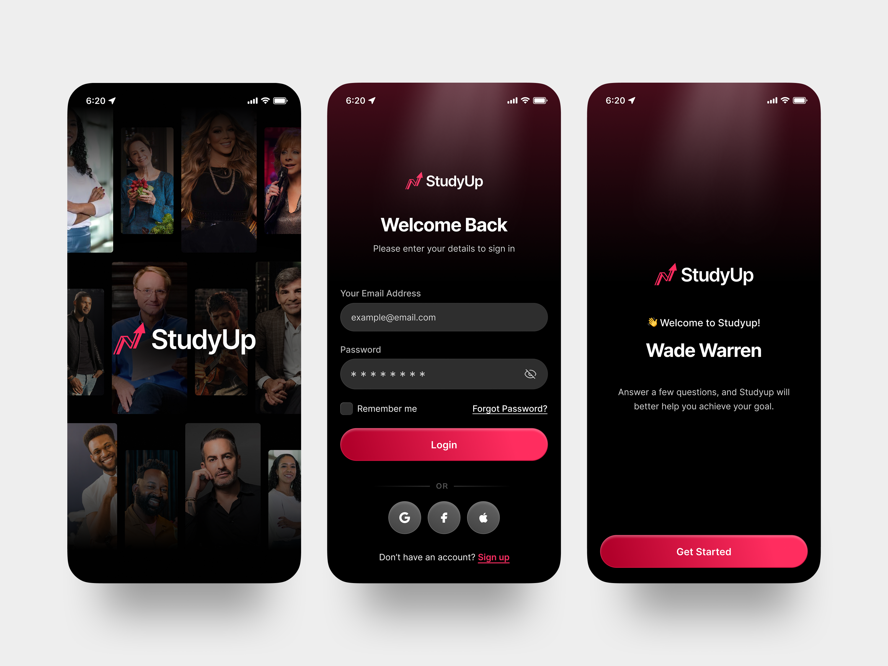 Mobile App UI — EdTech Learning App Onboarding & Login Flow app design crevio crevio agency design agncy digital product edtechapp educational app elearning hireuiuxdesigner learning app login ui mobile app ui mobileux onboarding ui product design signup ui ui inspiration userflow ux design xr