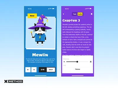 Kids Learning Mobile App app book branding character child app creative ui design edtech education figma illustration kids app learning app mobile app playful ui reading student app ui ux