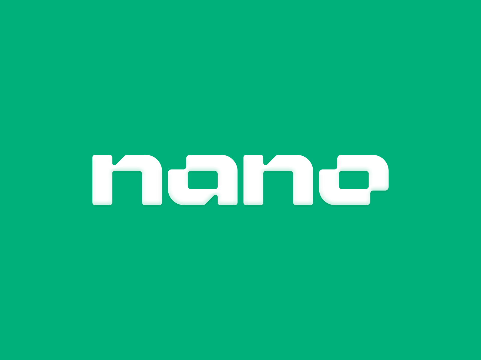 Example of Nano AI - Wordmark logo design for a nano AI technology company