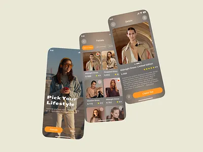 Fashion E-commerce Mobile App UI – Lifestyle Shopping Experience app design checkout ui clean ui dribbble shot ecommerce app ecommerce ui fashion app fashion ecommerce figma interface design lifestyle app mobile app mobile ui modern ui product design shopping ui ui design ui inspiration user experience ux design