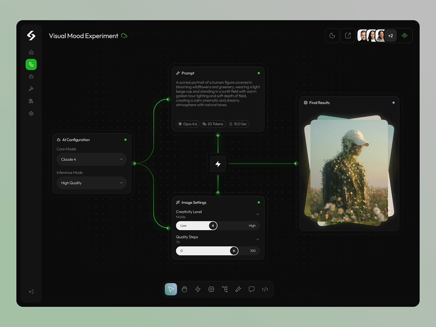 ⚡ Dashboard Design  for AI Image & Video Generation 🍏