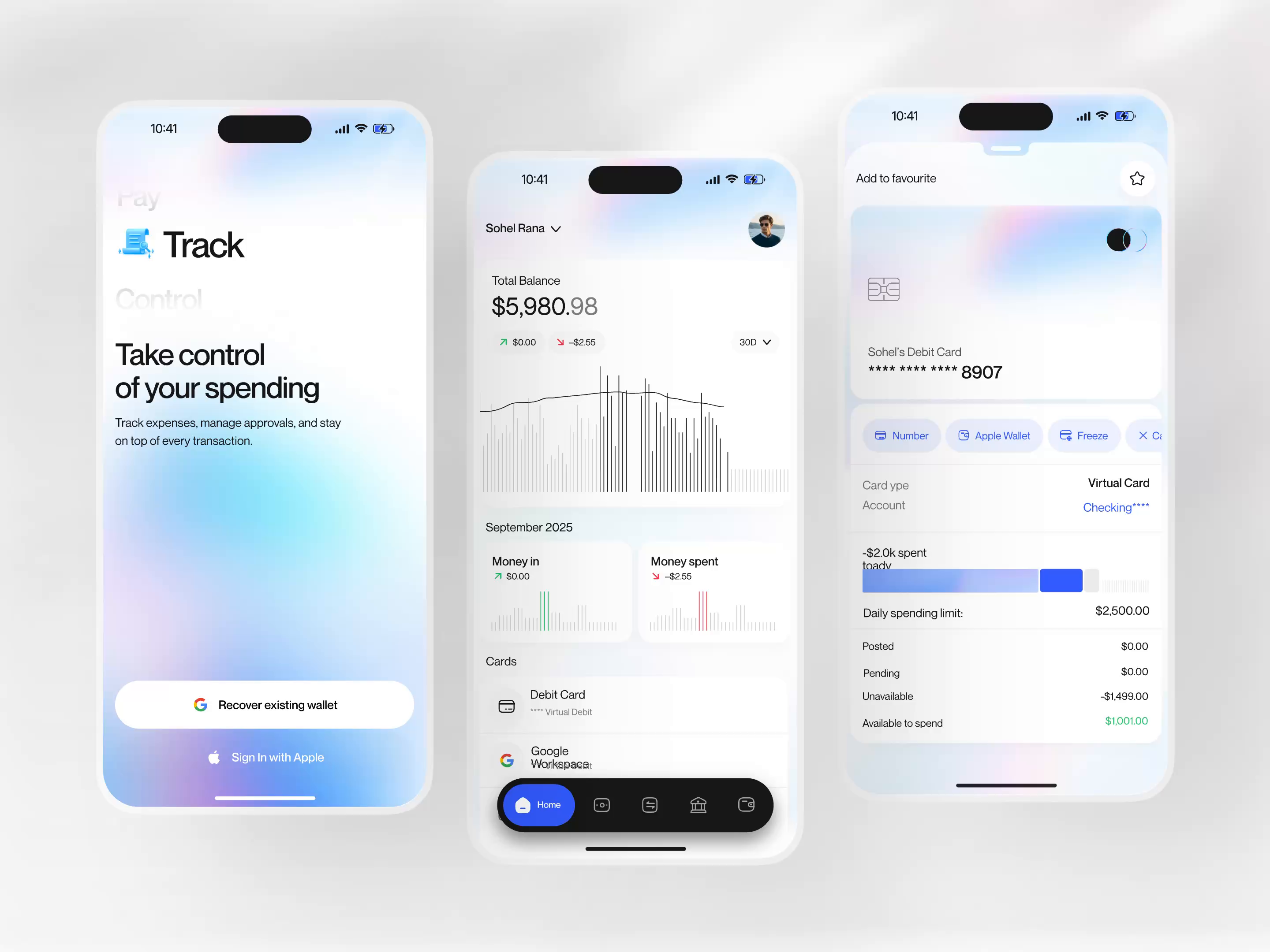 Example of Aesthetic Mobile App UI UX Design 