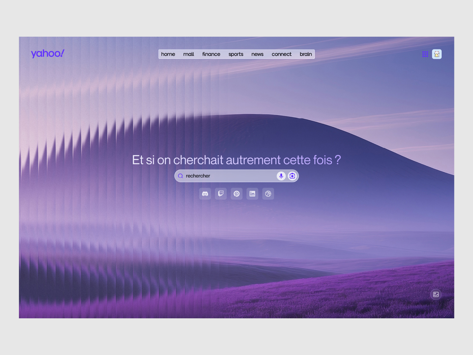Yahoo! Search Page Redesign branding branding identity figma google search graphic design interface design search design search page search page webdesign ui ui design ui kit user experience ux ux design visual identity webdesign webpage websearch yahoo search page