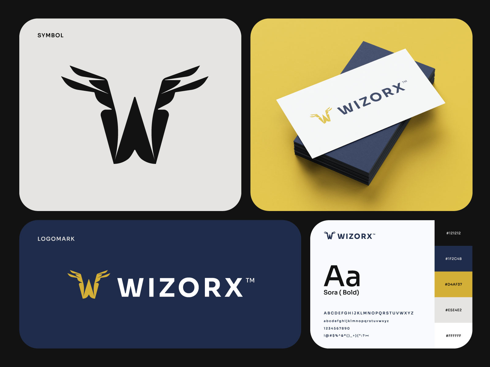 WIZORX — Brand Identity for Fintech, Luxury Fashion & Lifestyle abstract logo brandidentity branding creative logo fashion branding fintech fintech logo geometric logo letter logo lifestyle brand logo logodesign logomark logotype luxury brand modern logo startup branding tech logo w logo wings logo