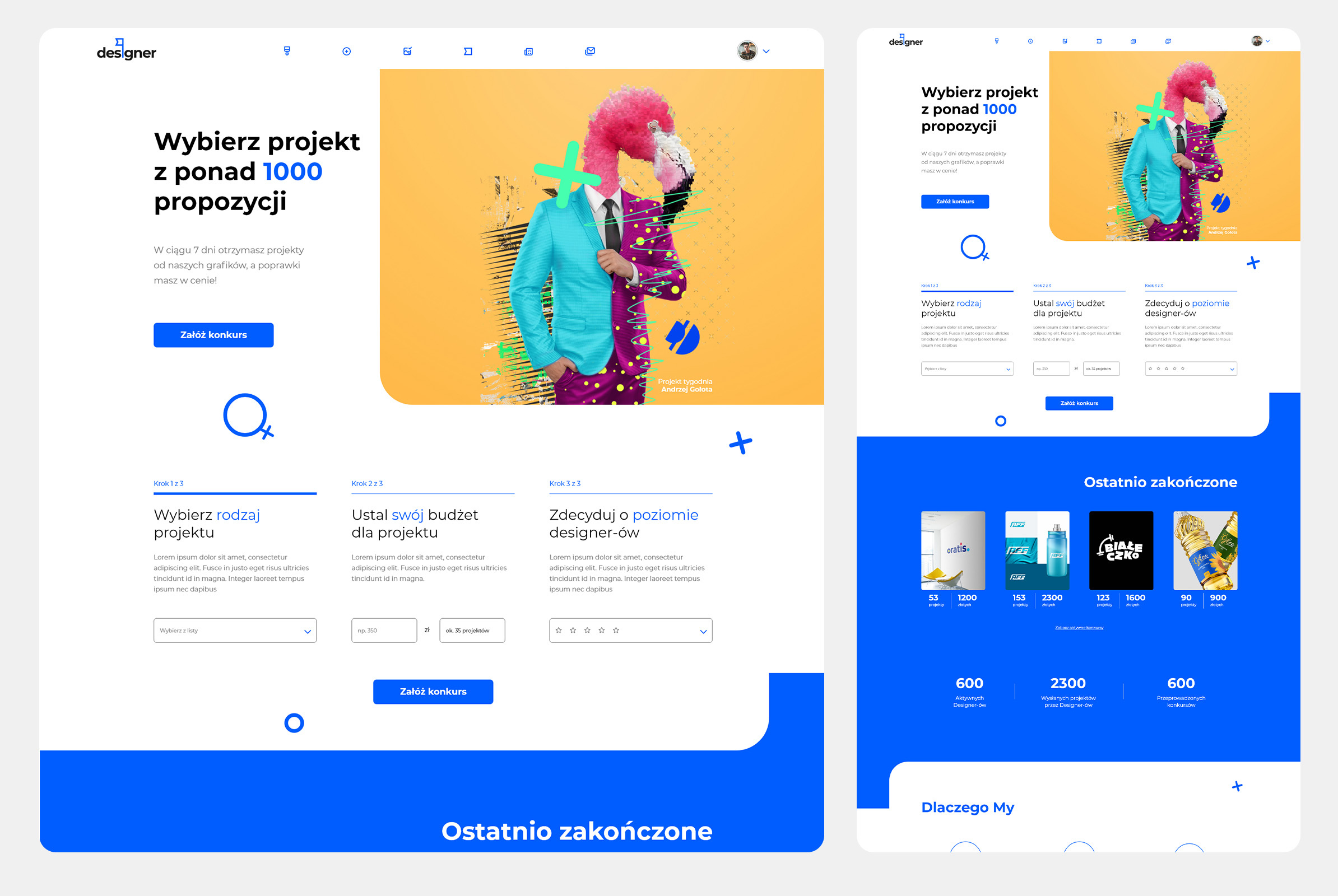 Designer.pl Redesigne branding graphic design ui