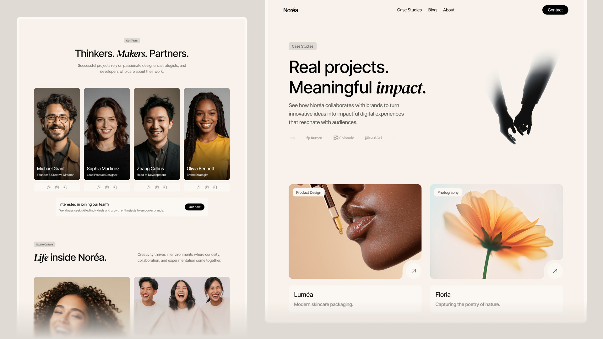 Example of Digital Agency Website Design Template