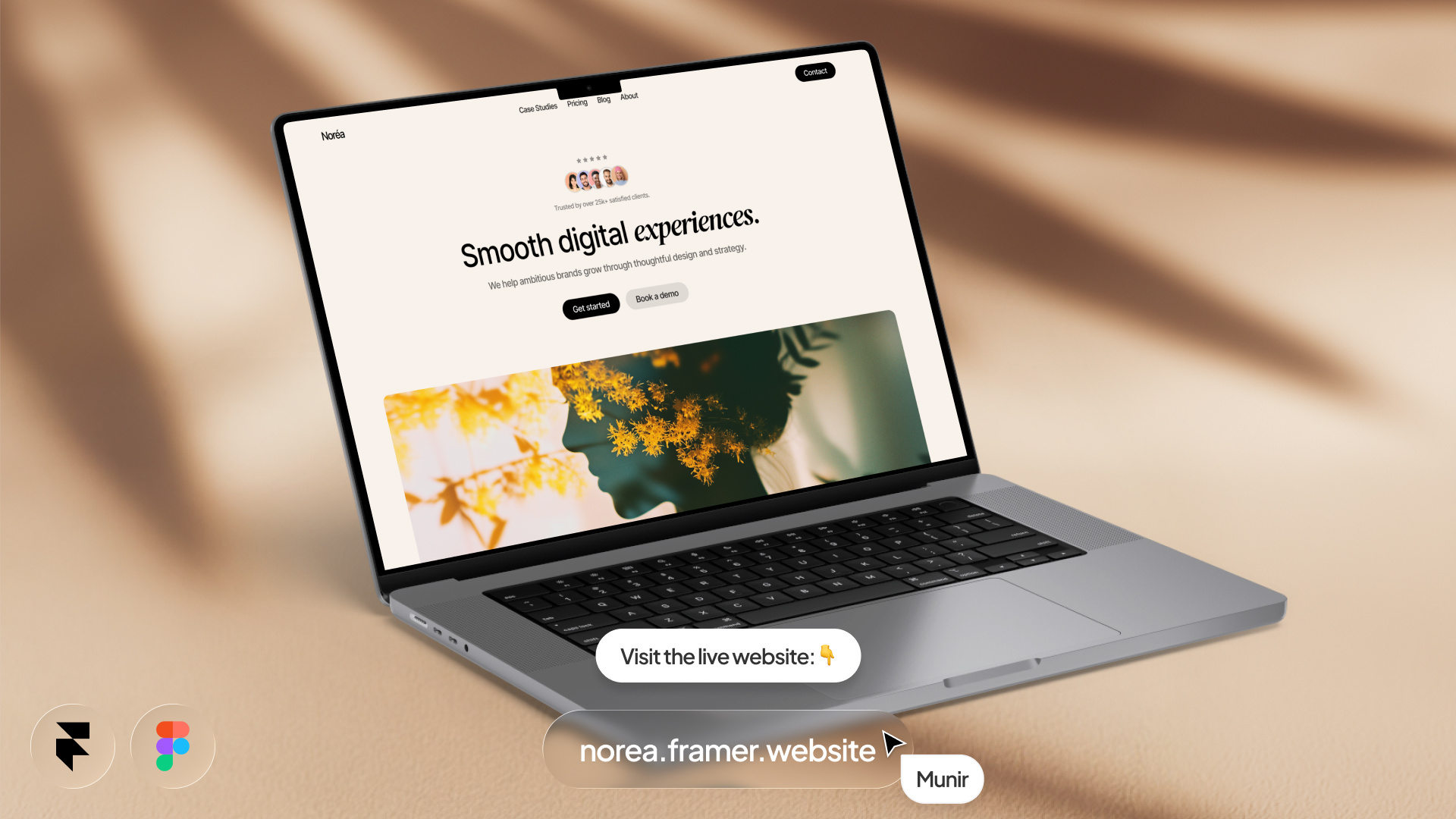 Example of Digital Agency Website Design Template
