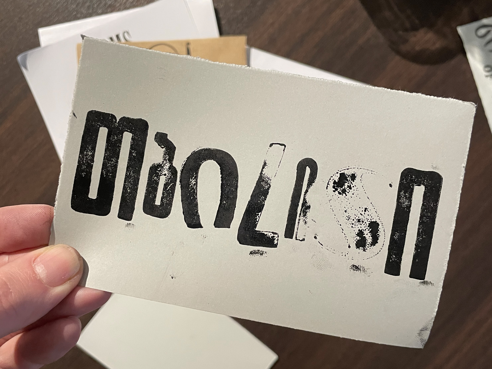 Tbilisi (in Georgian) - print workshop participation