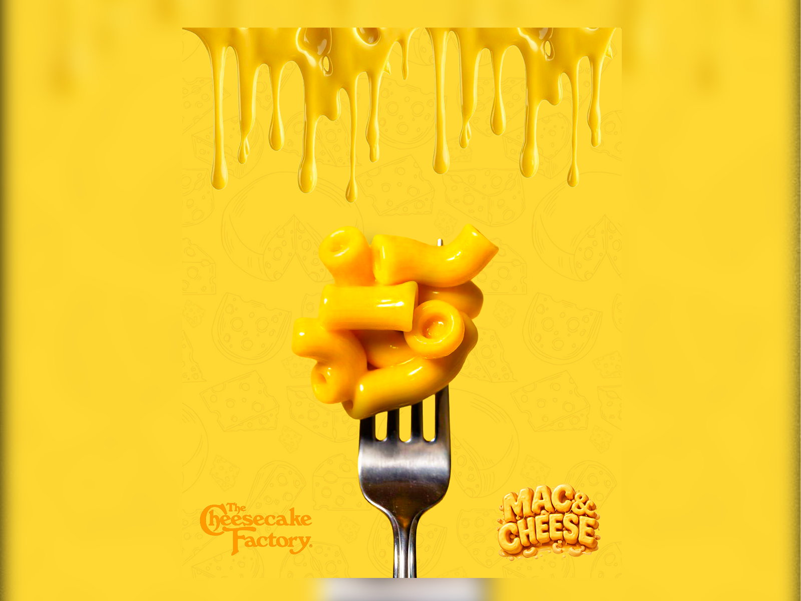 Mac & Cheese Advertising ads ads design advertising advertising design cheese food food ads food design graphic design illustration logo mac and cheese pasta product branding product design