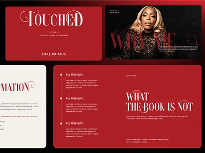 Touched Presentation Template branding design google slide graphic design love pitch deck powerpoint template presentation design romantic