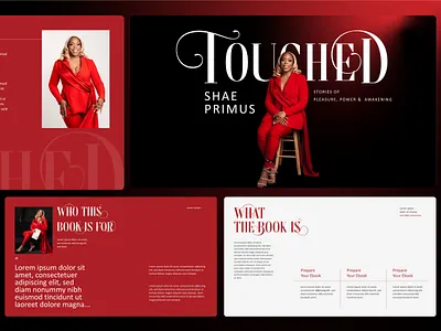 Touched Pitch Deck Template book branding design google slide graphic design illustration love pitch deck powerpoint template presentation design romantic