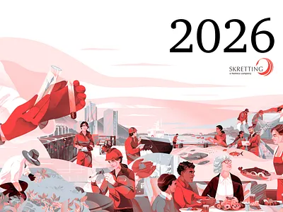 The new illustrations for the Skretting company (Calendar 2026) art branding calendar character eco fish freebies graphic design illustration laboratory landscape magazine medicine nature peoples sea team teamwork web webillustration
