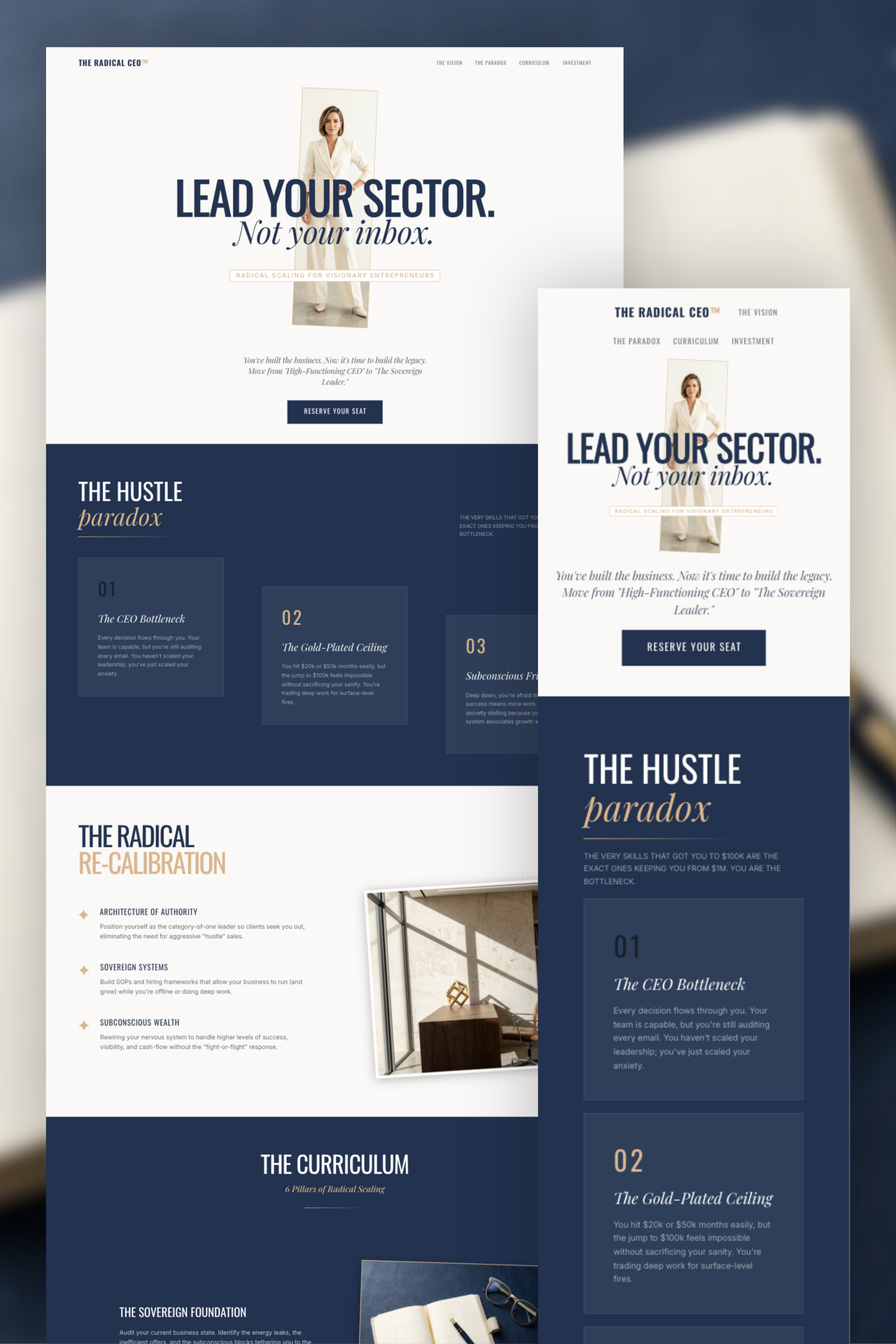 Coaches, Consultants And Entrepreneurs Portfolio | Canva Website