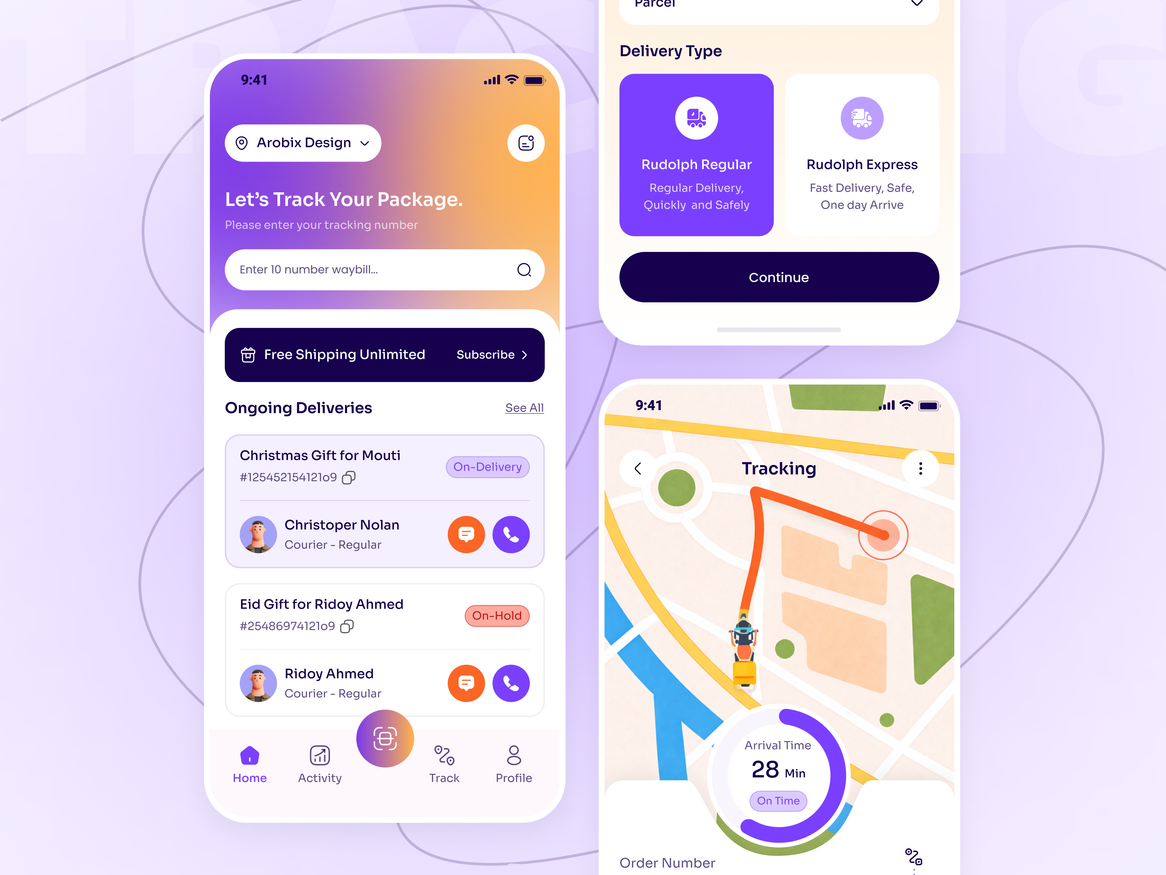 Smart Package Tracking & Delivery App UI 📦 animation app design branding courier app ui ux delivery app interface delivery app ui design finance finance app ios app design mobile mobile app mobile app design ogistics app ui design order tracking ui package protection flow ux parcel booking mobile app design parcel delivery mobile app product design shipping app mobile design ui