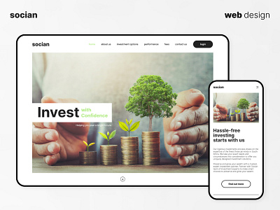 Socian Website design ui ux web web design website