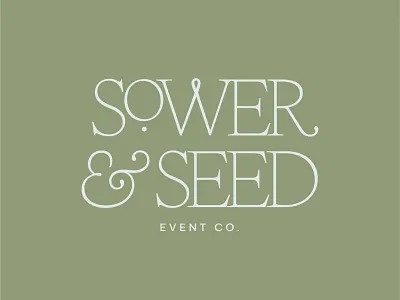 Logo for Wedding Planner ampersand brand brand identity branding custom design event planning events graphic design illustration lettering logo luxury seed type typography vector wordmark