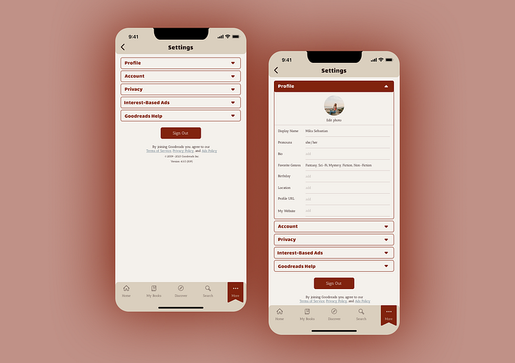 Daily UI 007 Settings by Mika Sebastian on Dribbble