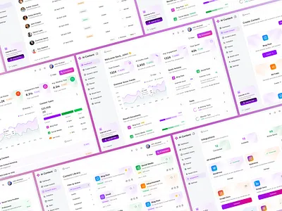Smart AI Content Writing Dashboard ai ai tools analytics dashboard content automation content writing dashboard design product design saas saas dashboard seo analytics uiux uiux design web app