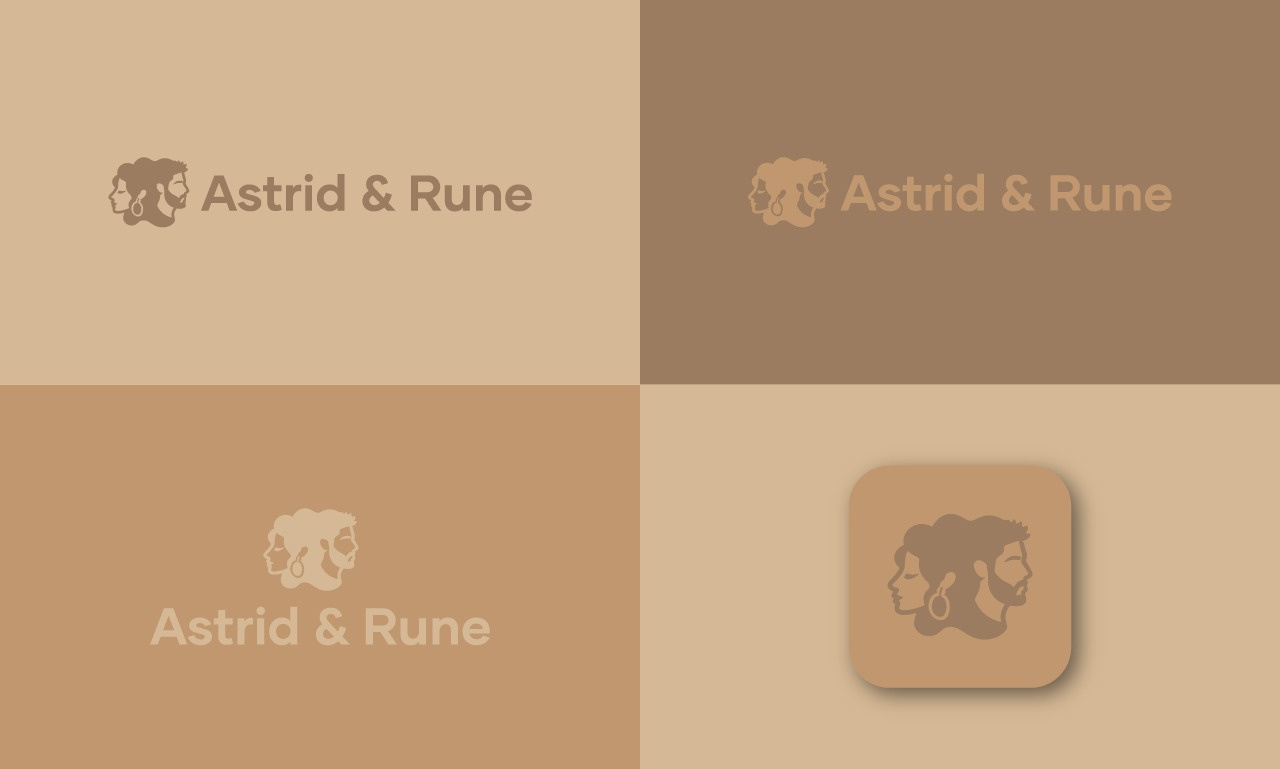Astrid & Rune - Logo Design