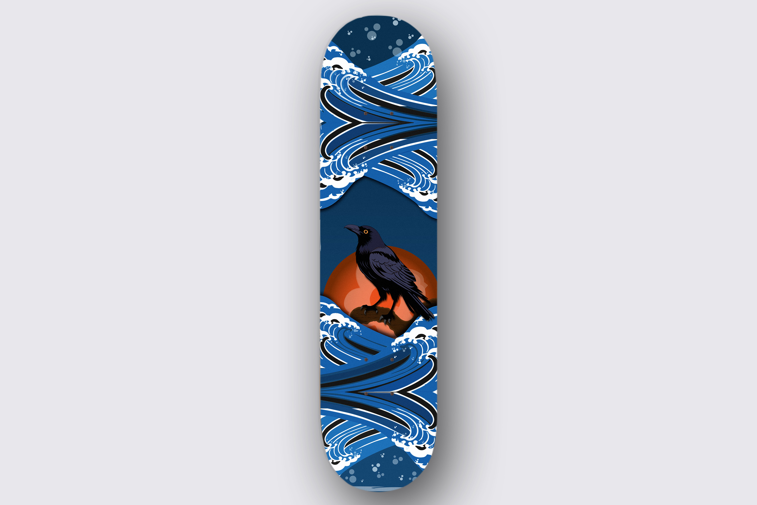 Skateboard deck Illustration