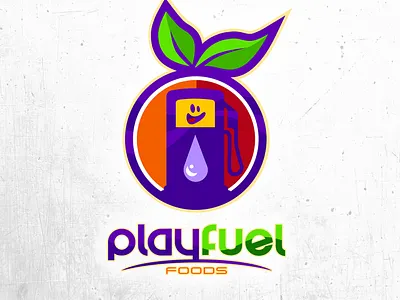 Logo - kids food chipdavid dogwings drawing fruit fuel pump kids logo vector