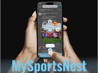 MySportsNest – Personalized Sports Aggregation App appdesign feeddesign mobileapp productdesign sportappdesign sportleague sportsapp sportsappui sportsappuidesign sportteam sportux uxdesign
