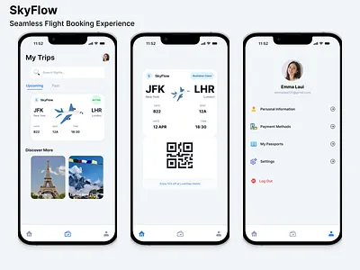 Daily UI #024 - Boarding Pass & Travel App ✈️ boardingpass dailyui figma flightapp mobileapp ui uiux uxdesign