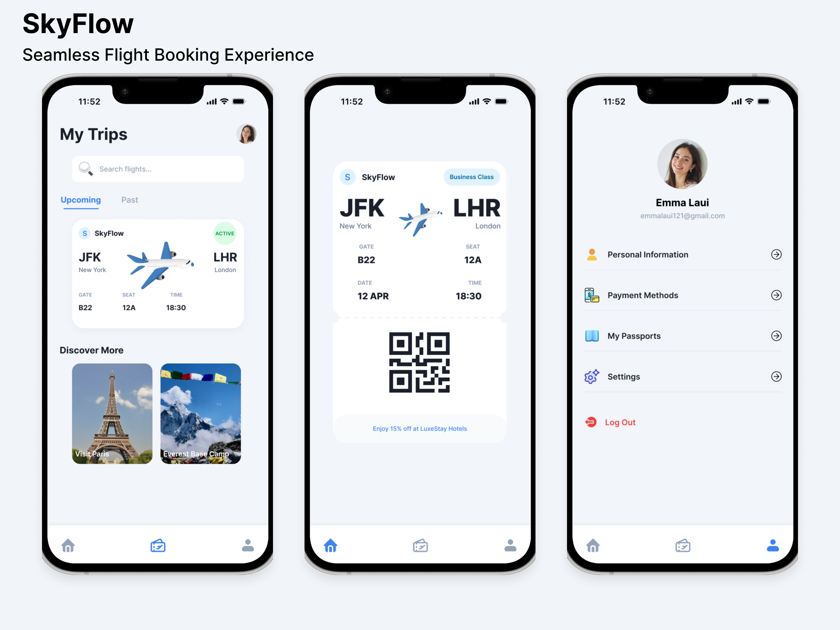 Daily UI #024 - Boarding Pass & Travel App ✈️
