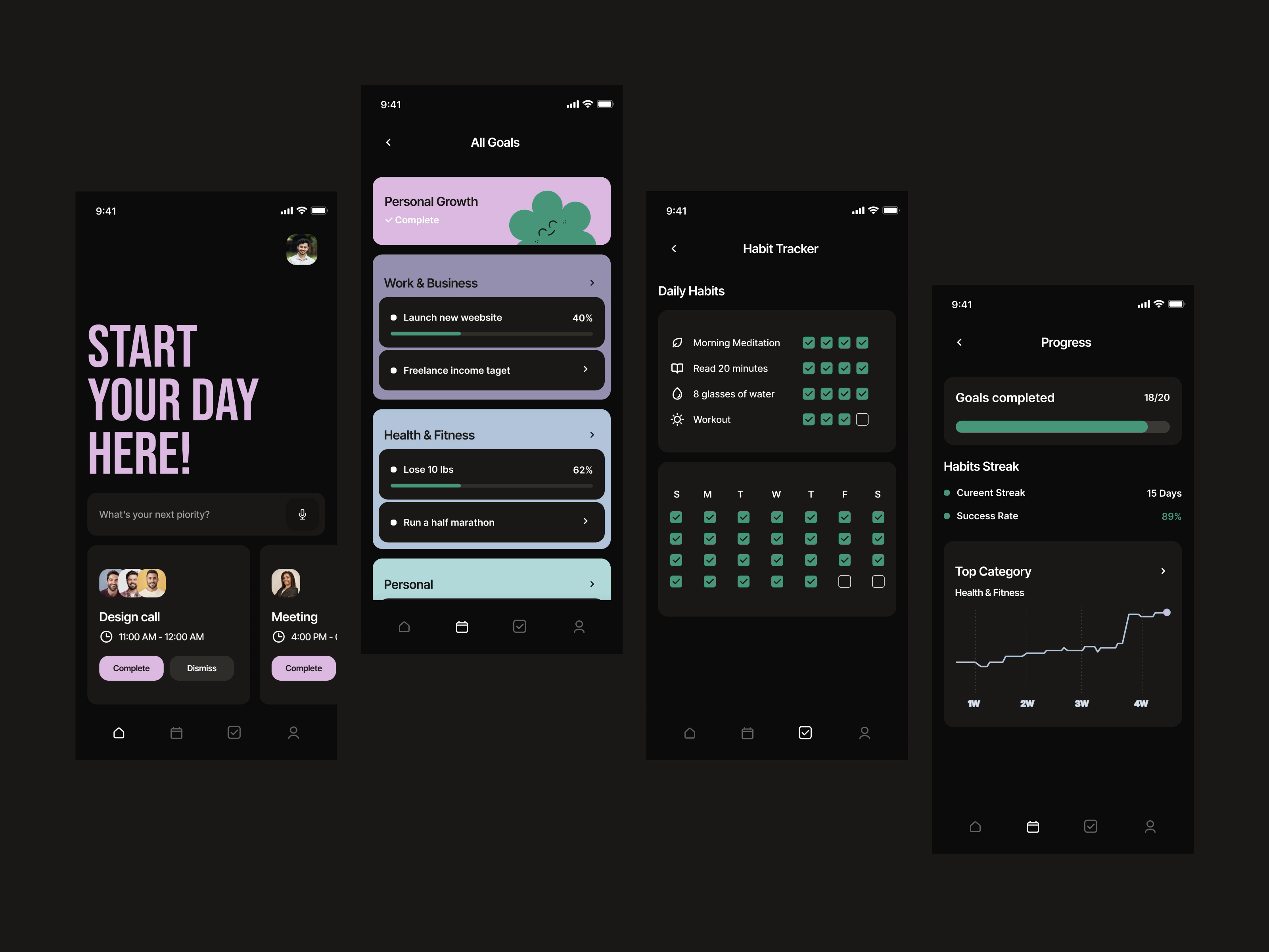 Daily productivity App