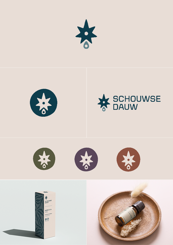 Schouwse Dauw: Identity & Packaging for a Dutch Wellness Brand brand style guide branding cbd logo logo set minimalism typography visual identity wellness